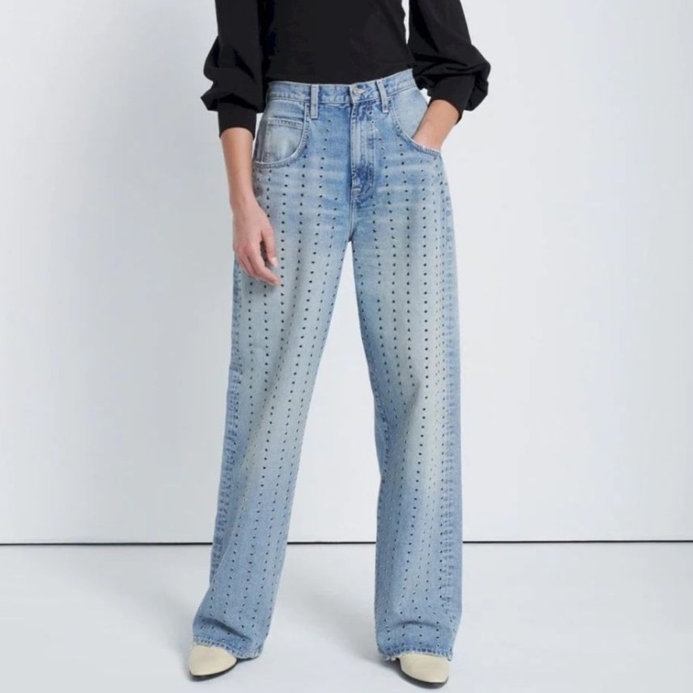 7 For All Mankind Jennifer Studded Jeans